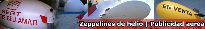 Zeppelines publicidad helio dirigibles hinchables| Eventos, restaurantes, modelos en ferias, exposiciones, stands